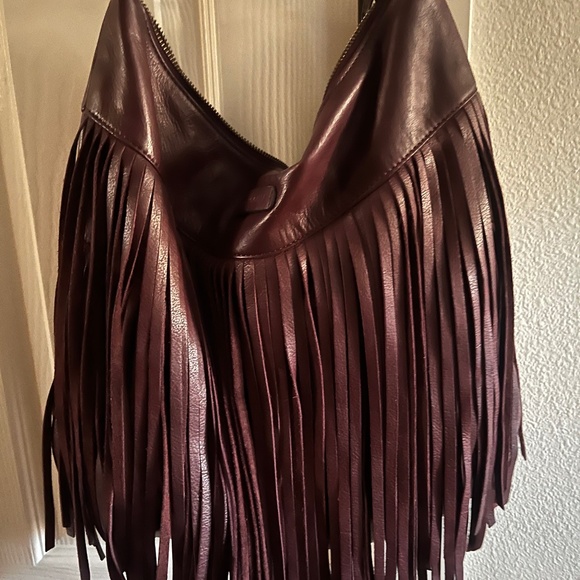 Frye Heidi  fringe hobo bag-leather - Picture 1 of 10